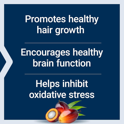 Life Extension Super Absorbable Tocotrienols, Vitamin E as D-Alpha Tocopherol, Mixed Tocotrienols, Support Hair Growth, Brain Function, Gluten-Free, Non-Gmo, 60 Softgels