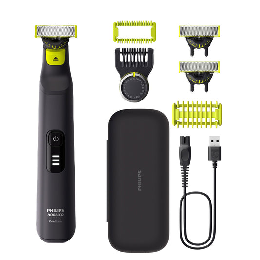 Philips Norelco Oneblade 360 Pro Face + Body Hybrid Electric Trimmer and Shaver