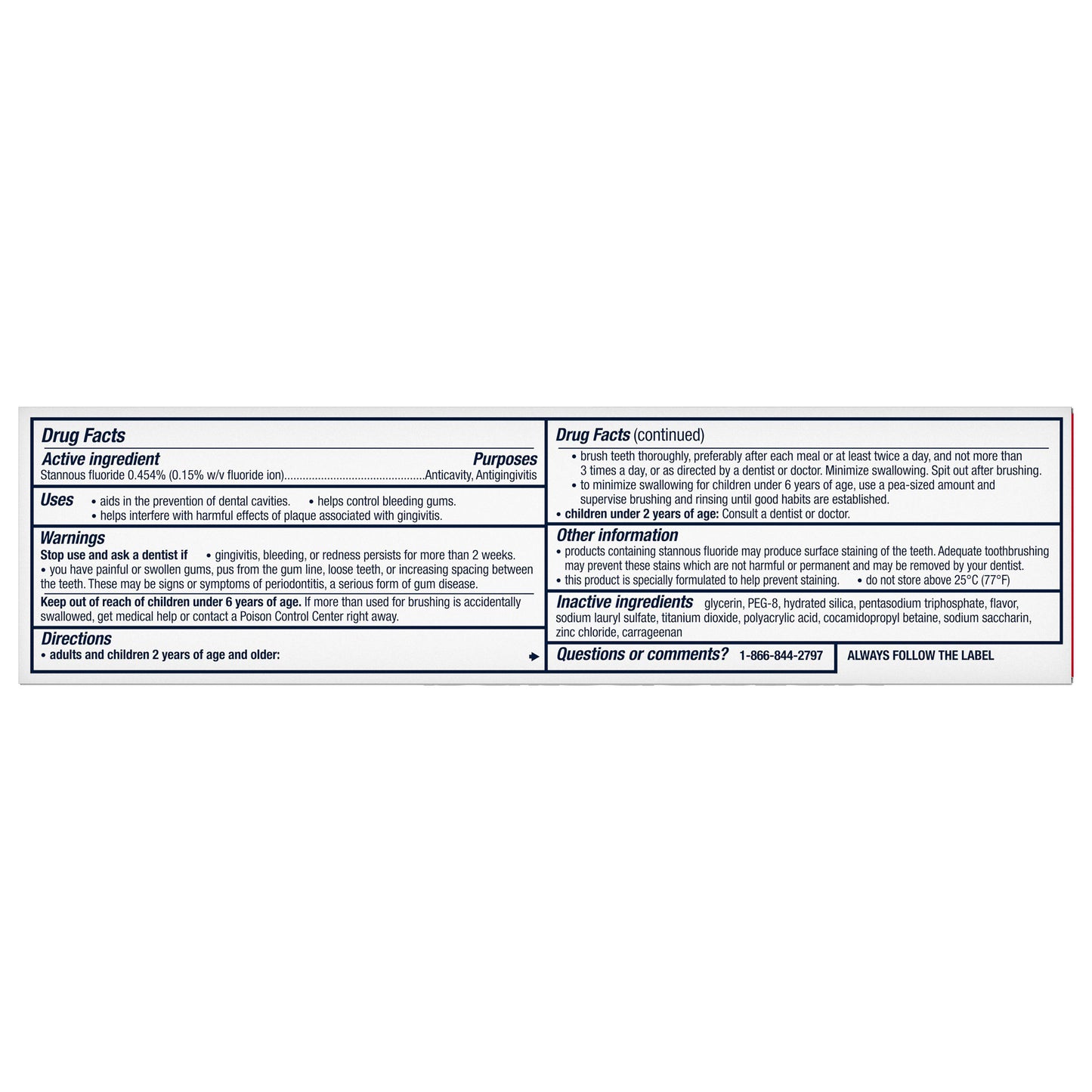 Parodontax Active Gum Repair Breath Freshener Toothpaste, 3.4 Oz, 5-Pack