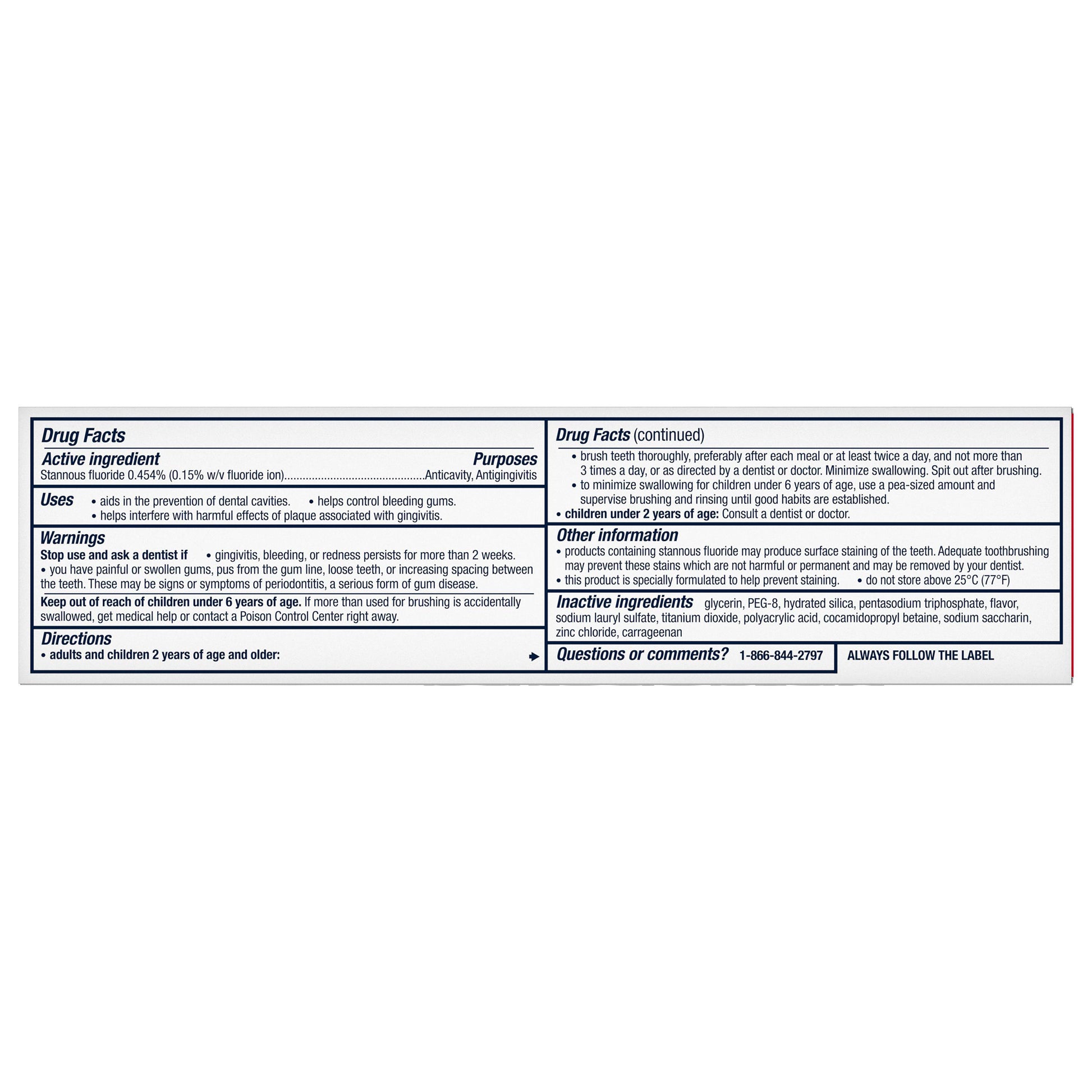 Parodontax Active Gum Repair Breath Freshener Toothpaste, 3.4 Oz, 5-Pack
