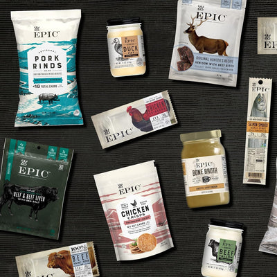 EPIC Sea Salt + Vinegar Oven Baked Pork Rinds, Keto Friendly, 2.5 Oz