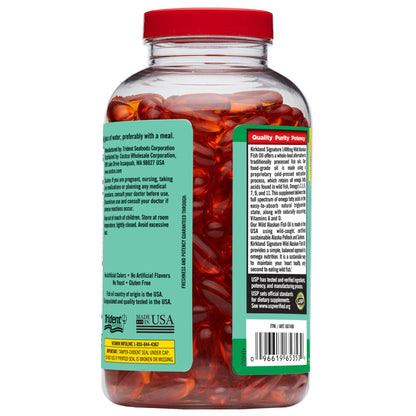 Kirkland Signature Wild Alaskan Fish Oil 1400 Mg, 230 Softgels