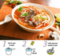 Essence of Lotus Instant Spicy Beef Pho Soup Mix — Ready-To-Eat Flavorful, Restaurant-Quality Pho Broth, Made in the US (Spicy Beef Soup Mix, Single Packet)