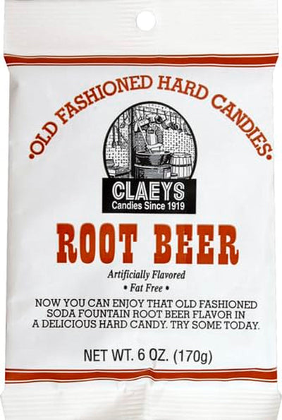 Claey'S, Old Fashioned Hard Candy Root Beer, 6 Oz
