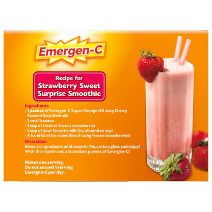 Emergen-C 1000 Mg Vitamin C Daily Immune Support Variety Pack Drink Mix, 120 Packets