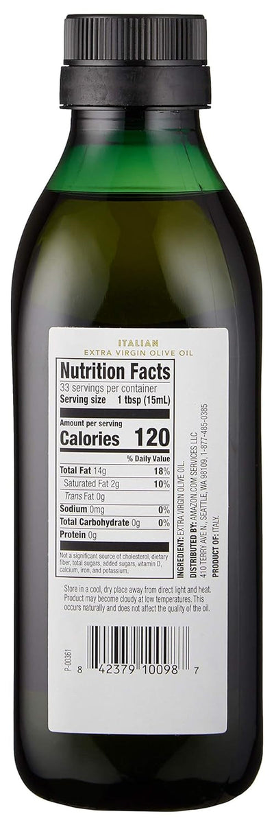 , Italian Extra Virgin Olive Oil, 16.9 Fl Oz