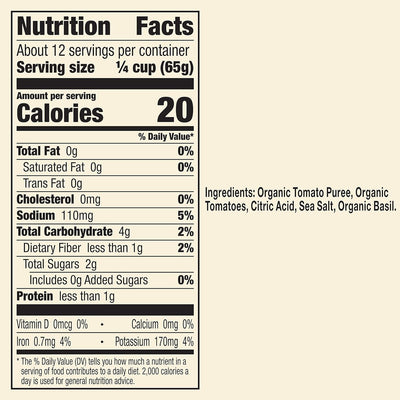 Muir Glen Organic Crushed Tomatoes with Basil, 28 Oz