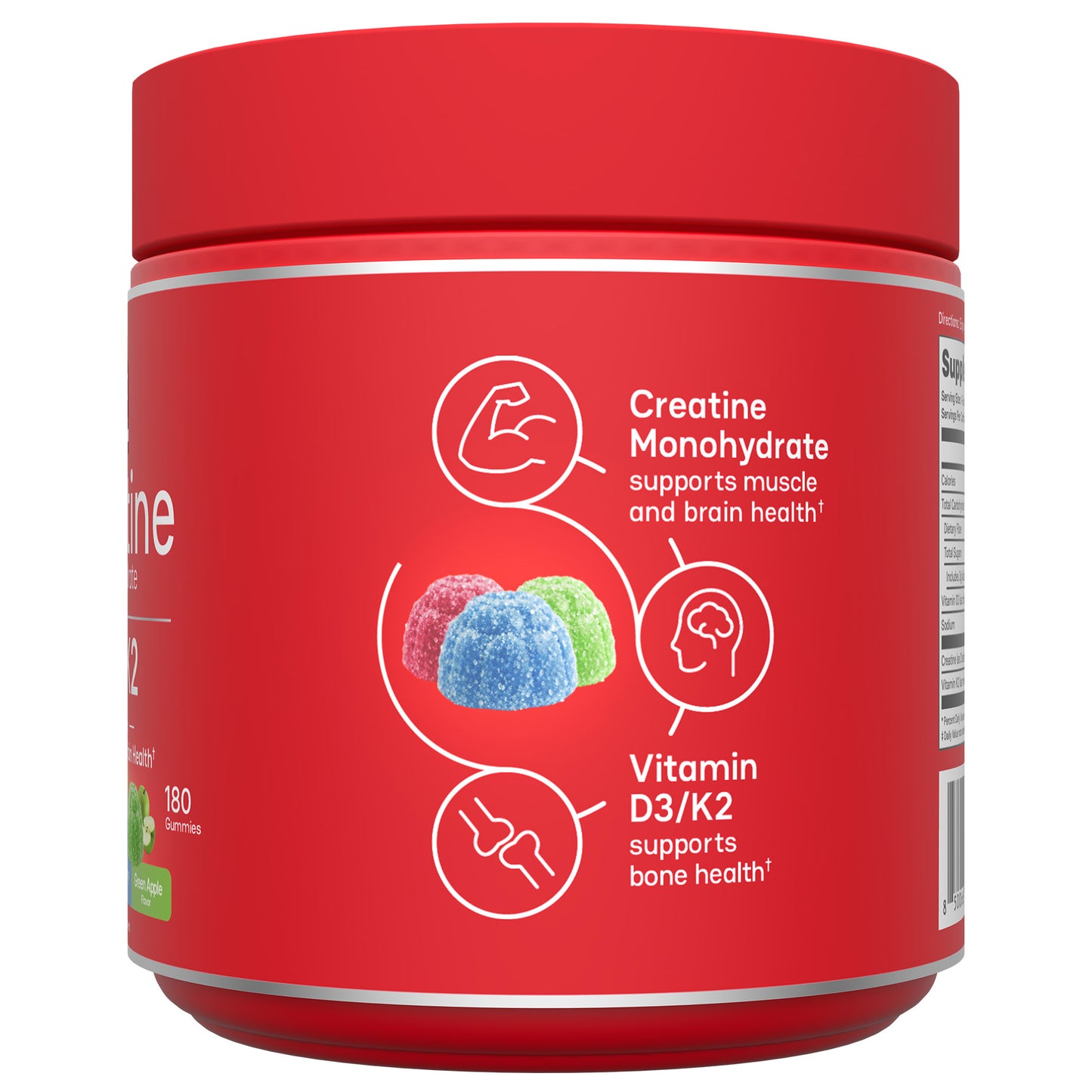 Zena Creatine Gummies + D3/K2, Variety Pack