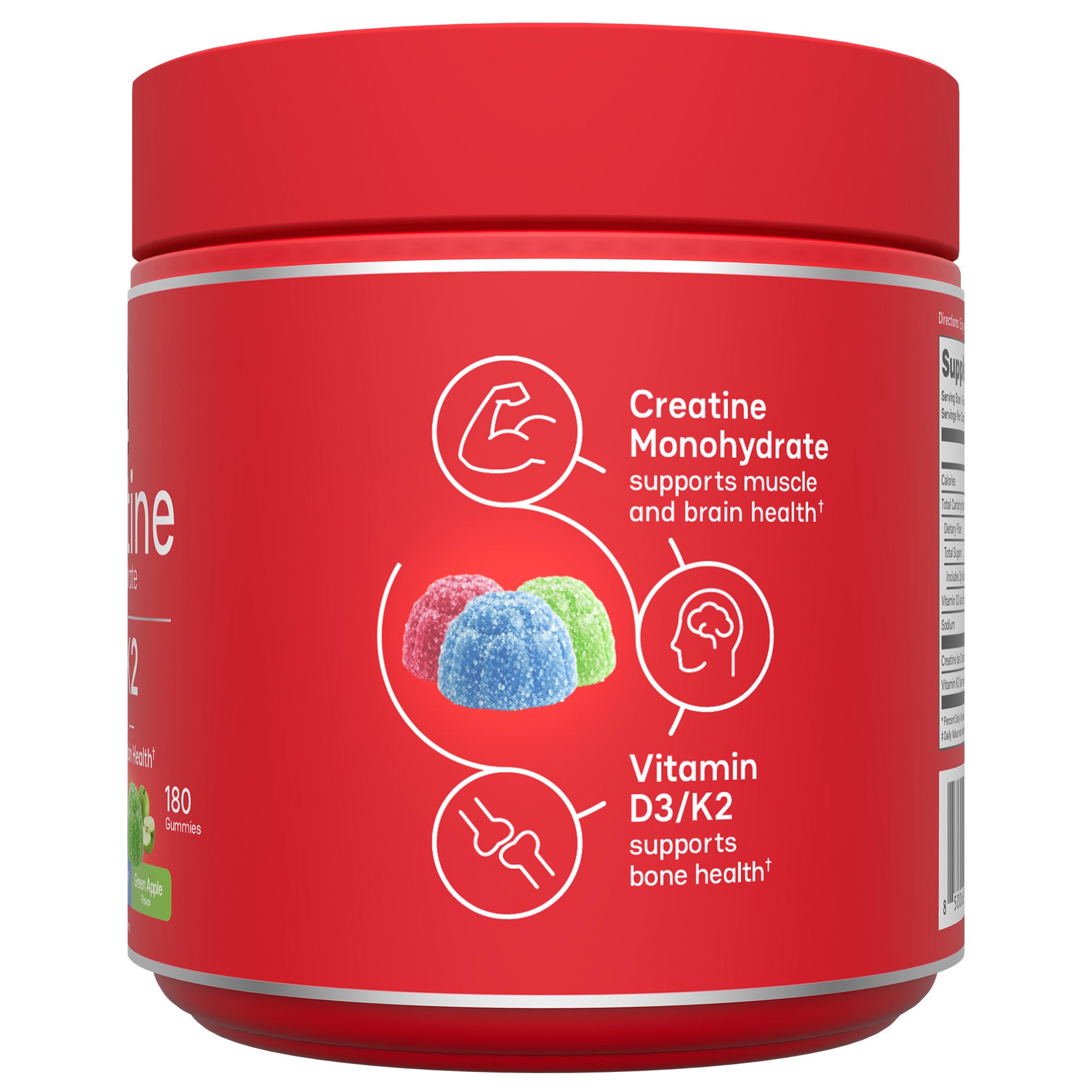 Zena Creatine Gummies + D3/K2, Variety Pack
