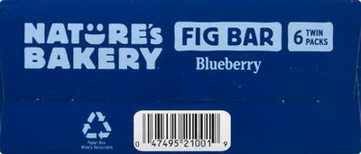 Nature'S Bakery Blueberry Fig Bars, 2 Oz, 6 Ct