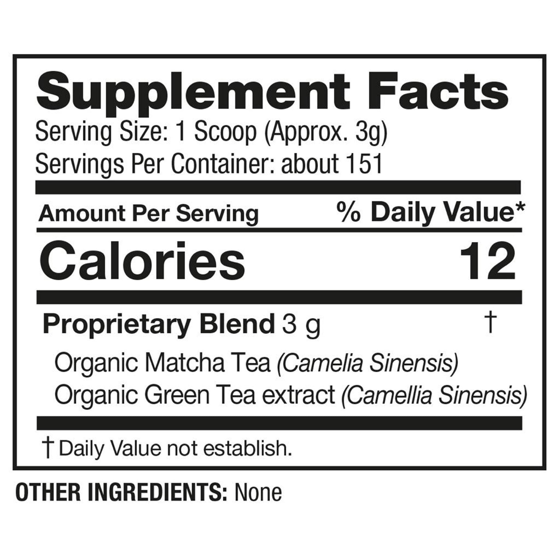 FEELGOOD Organic Superfoods Matcha Tea Powder, 16 Oz