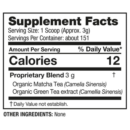 FEELGOOD Organic Superfoods Matcha Tea Powder, 16 Oz