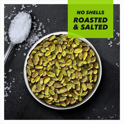 Wonderful Pistachios No Shells, Roasted and Salted Nuts, 6 Ounce Resealable Bag, Protein Snack, On-The Go (6 Oz)