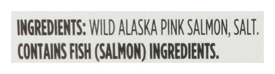 365 by , Wild Alaskan Pink Salmon, 6 Ounce