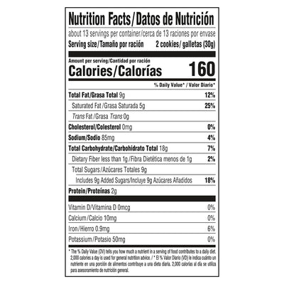 Chips Ahoy! Reese’S Peanut Butter Cup Chocolate Chip Cookies, Family Size, 14.25 Oz