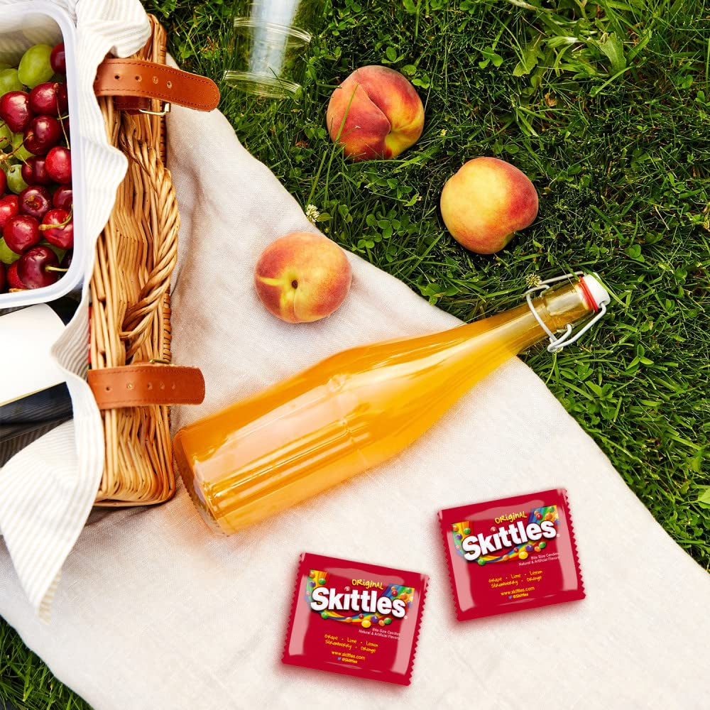 SKITTLES Original Fun Size Chewy Candy Bulk Pack, 4 Pound Box