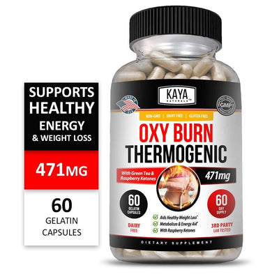 Premium OXY Burn Thermogenic 471Mg, Appetite Control, Fat Burner