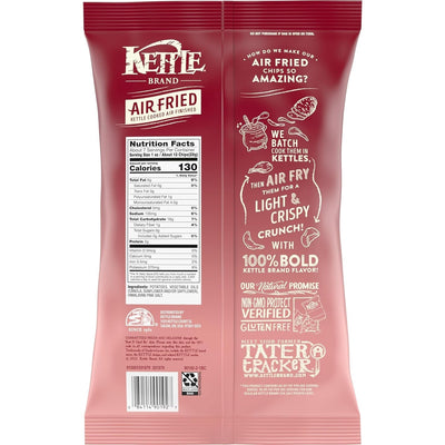Kettle Potato Chips, Air Fried Himalayan Salt Kettle Chips, 6.5 Oz Bag