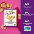 Back to Nature Organic Stoneground Wheat Crackers - Dairy Free, Non-Gmo, Made with Whole Grains & Flax Seed, Delicious & Quality Snacks, 6 Ounce​