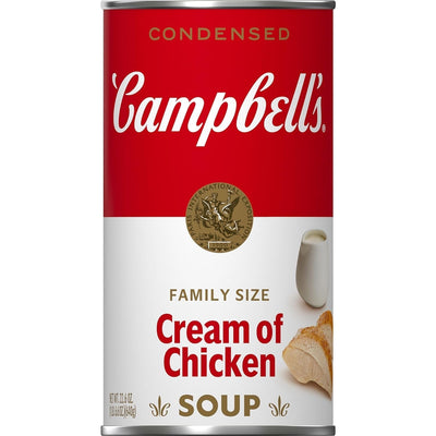 Campbell'S Condensed Cream of Chicken Soup, 22.6 Oz Family Size Can