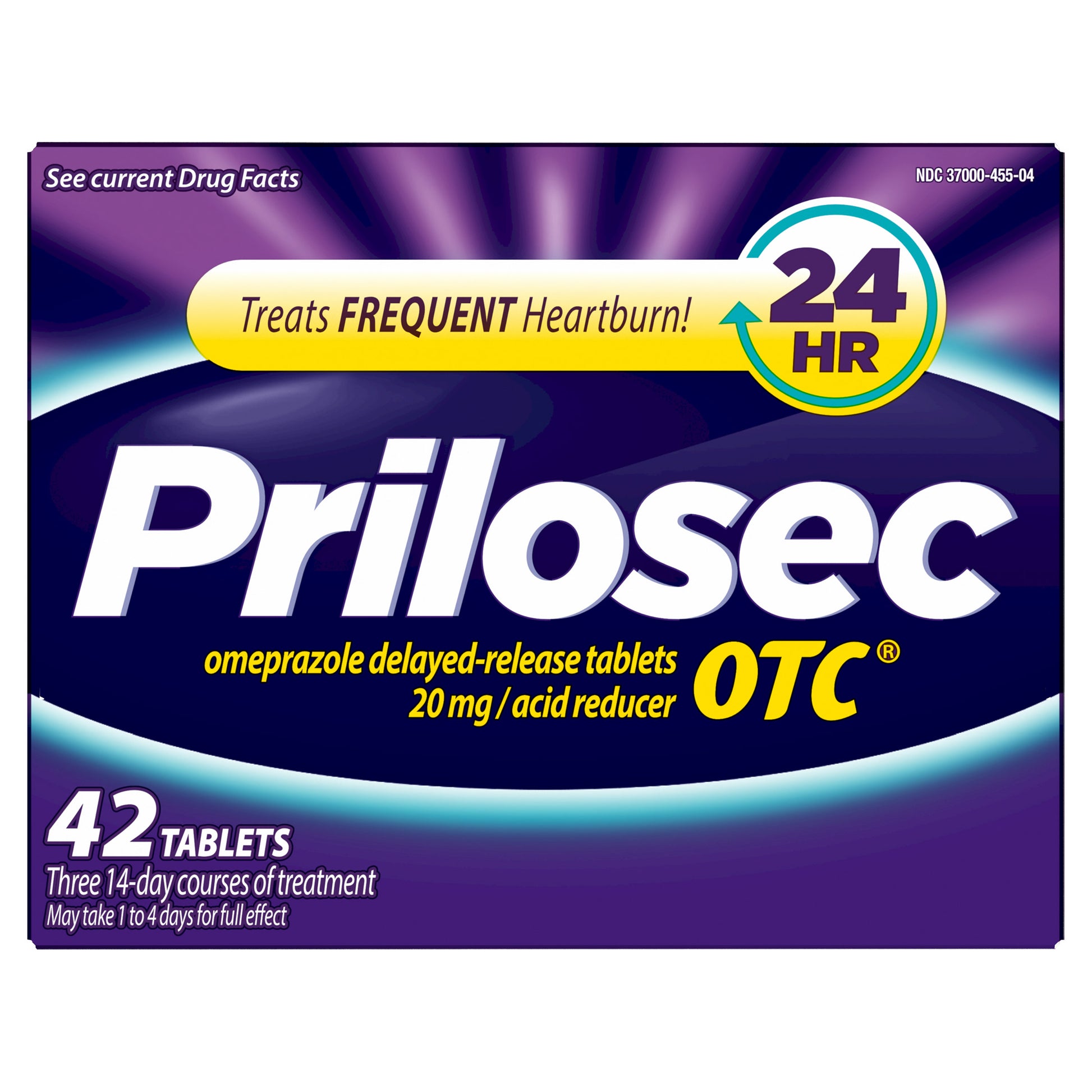 Prilosec OTC, Omeprazole 20Mg, 42 Tablets