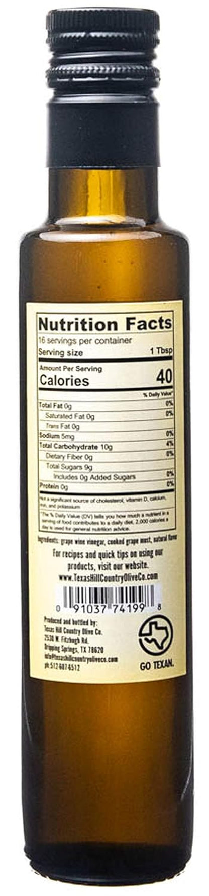 White Lemon Balsamic Vinegar -(8.5 Oz) Case of 12