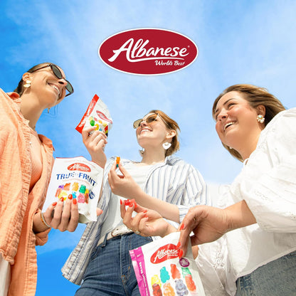 Albanese Candy, Sugar Free 12 Flavor Gummi Bears, 3.5 Oz. Bag, Case of 12