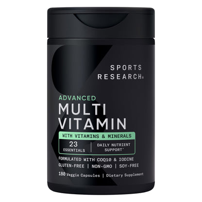 Sports Research Advanced Multivitamin, 180 Veggie Capsules