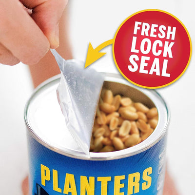 PLANTERS Salted Cocktail Peanuts, 16 Oz. Resealable Jar - Cholesterol Free Heart Healthy Snack - a Good Source of Essential Nutrients - Premium Quality Peanuts - Kosher