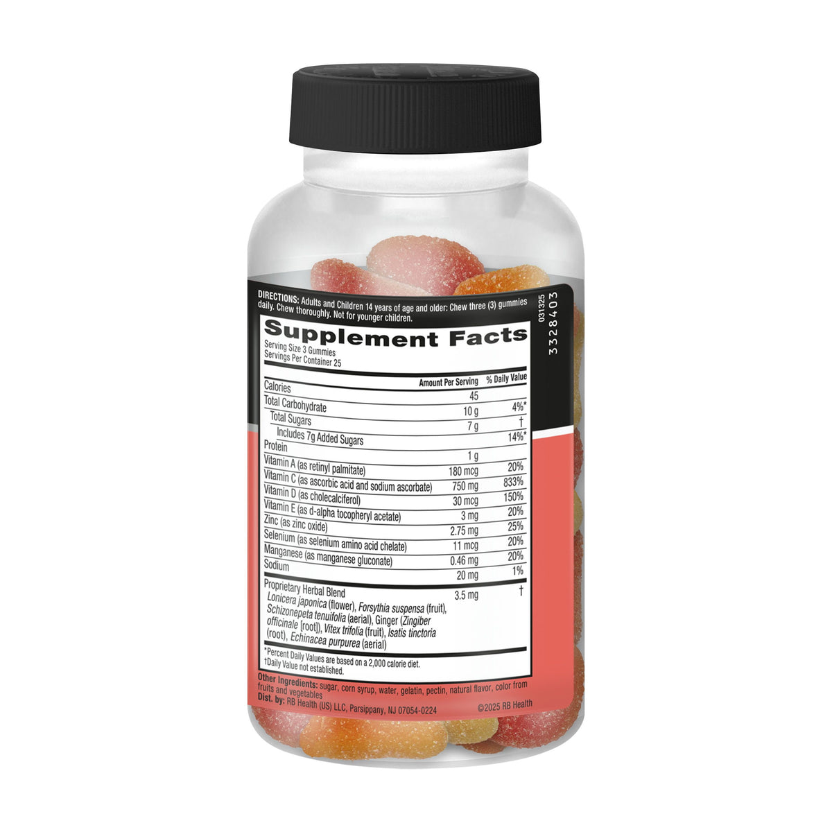 Vitamin C Immune Support Gummies, 750 Mg, 75 Ct.