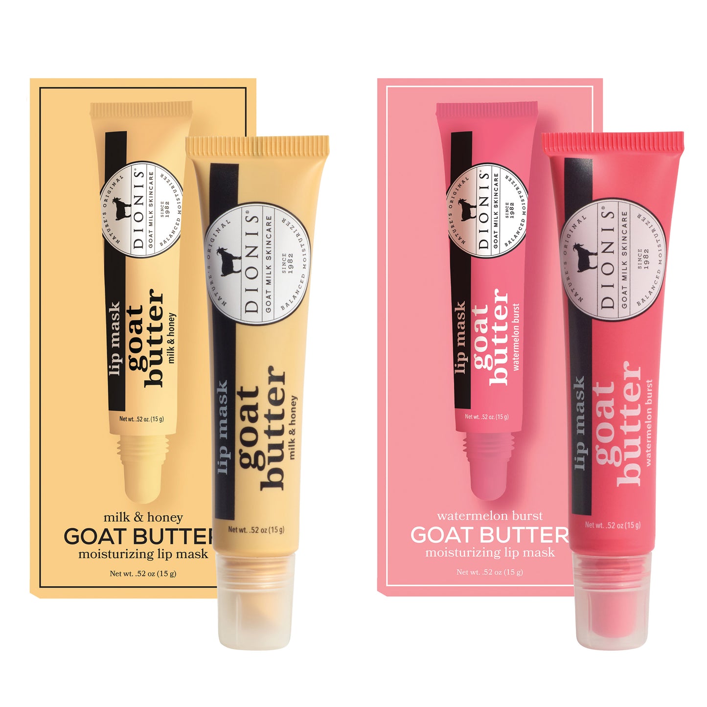 Dionis Goat Butter Lip Mask 0.52 Oz, 2-Pack