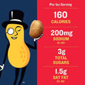 PLANTERS Sweet and Spicy Peanuts, Party Snacks, Plant-Based Protein, after School Snack, Quick Snacks for Adults, Sweet and Salty Snack Nuts, Pantry Staple, Honey Roasted Peanut, Kosher, 16Oz Jar