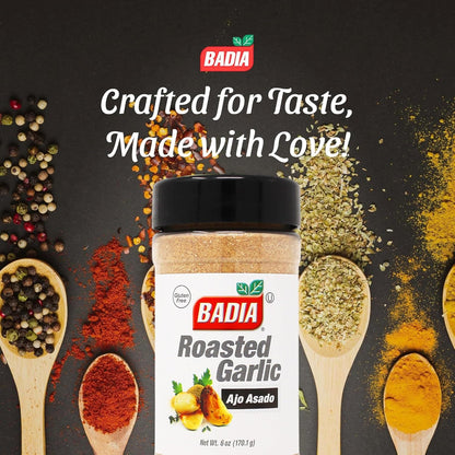 Badia Roasted Garlic Powder Seasoning, 6 Oz Case of 12
