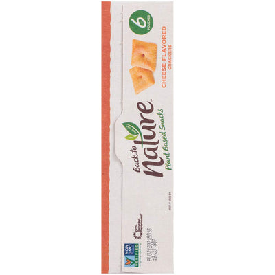 BACK to NATURE Cheddalicious Grab and Go Cracker, 6 OZ