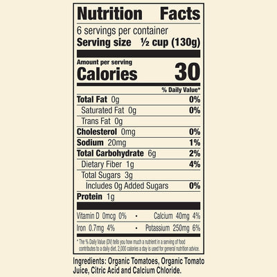 Muir Glen Organic Diced Tomatoes, No Salt Added, 28 Oz
