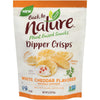 Back to Nature Gluten Free Crackers, White Cheddar Flavored Dipper Crisps - Vegan, Non-Gmo, Crackers for Dipping - Delicious & Quality Snacks, 3.2 Ounce​