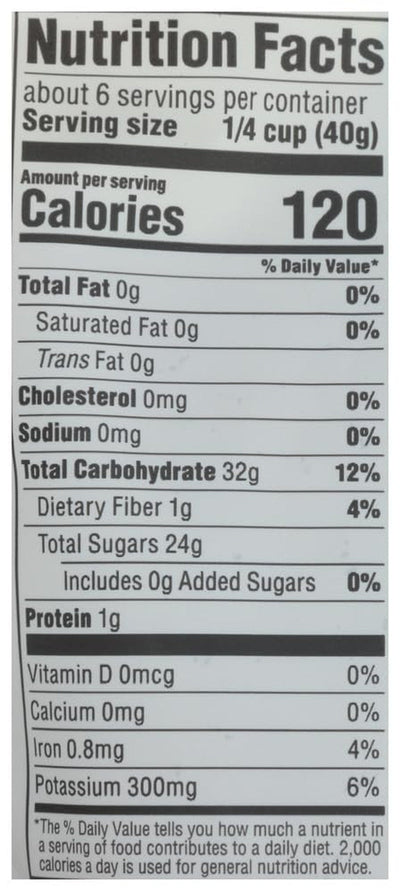 , Organic Thompson Raisins, 8 Ounce