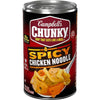 Campbell'S Chunky Soup, Spicy Chicken Noodle Soup, 18.6 Oz Can