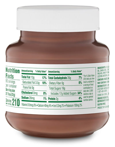 , Hazelnut Spread with Cocoa, 13 Oz