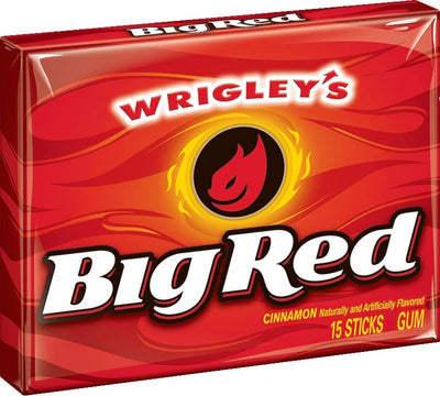 Big Red Wrigley'S Cinnamon Gum, 3 Fifteen-Stick Packs (45 Pieces Total)