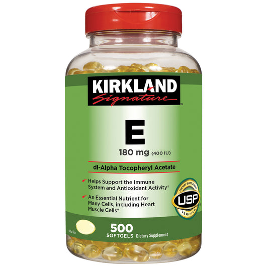 Kirkland Signature Vitamin E 180 Mg., 500 Softgels