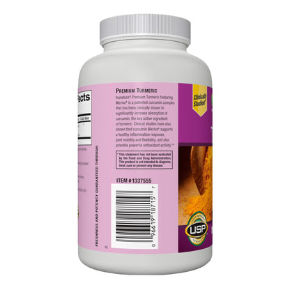 Trunature Premium Turmeric 1000 Mg, 180 Vegetarian Capsules