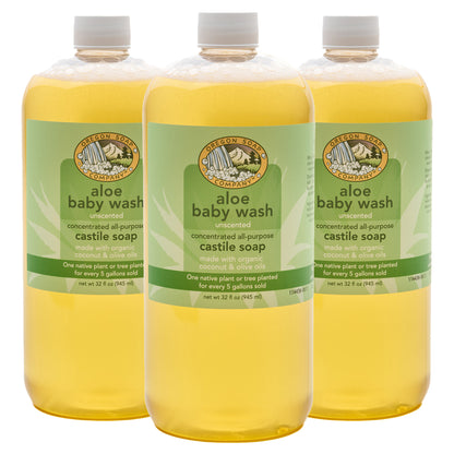 Oregon Soap Company Organic Castile Soap, 32 Fl Oz, 3-Pack