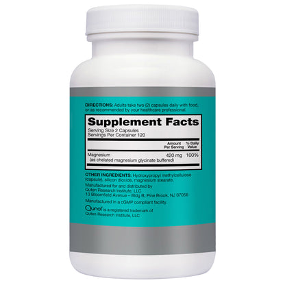 Qunol Extra Strength Magnesium 420 Mg, 240 Capsules