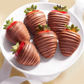 Home Delivery 6 Magic Milk Chocolate Covered Strawberries 