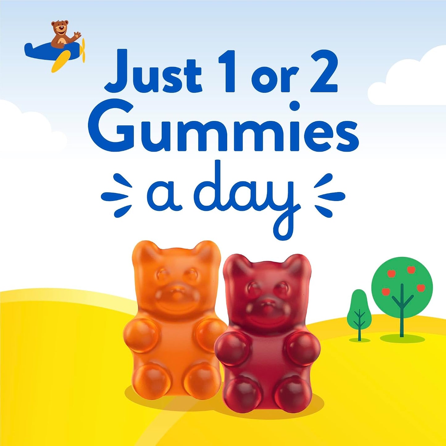 L'Il Critters Gummy Vites Kids Multivitamin | 190 Gummies with Vitamins A, B, C, D, E | Assorted Fruit Flavors | Gluten and Dairy Free Children'S Daily Supplement