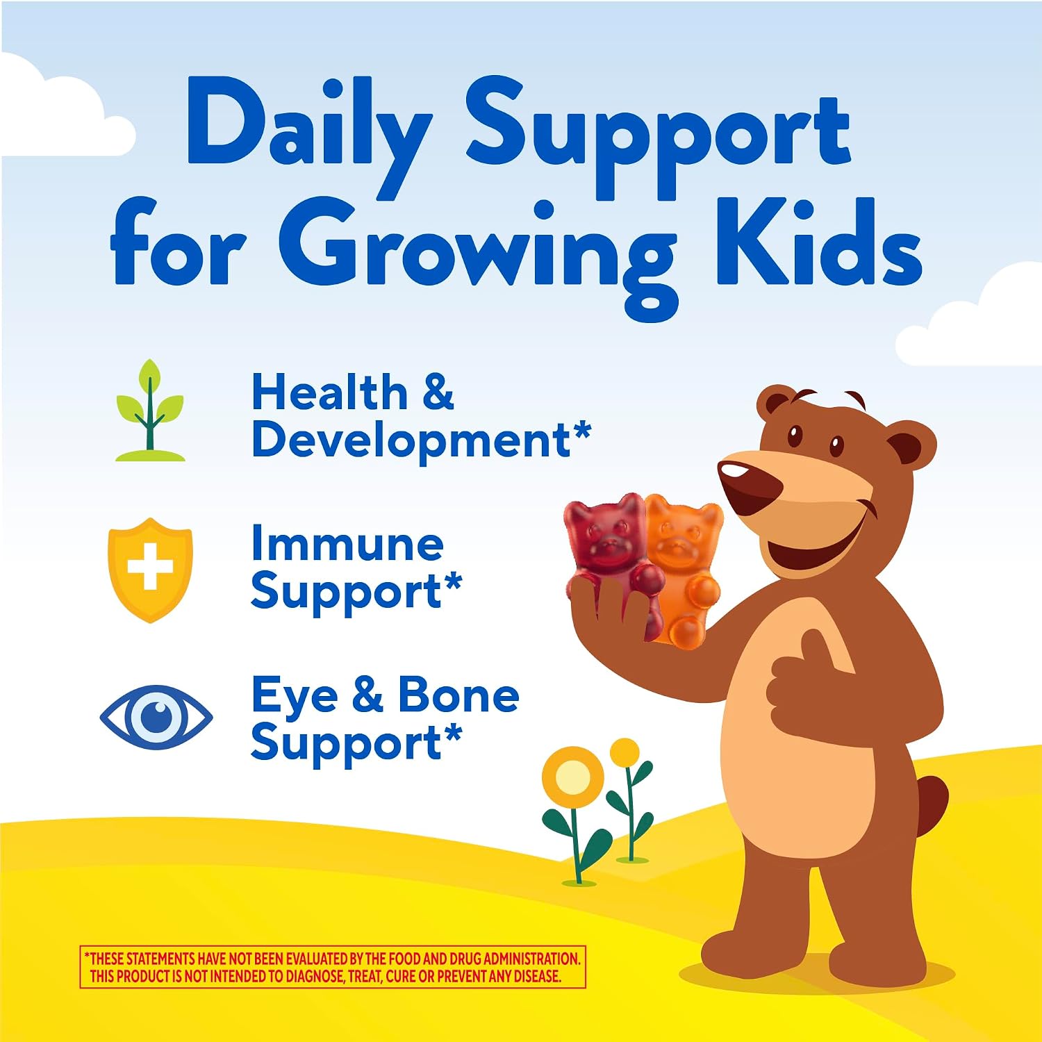L'Il Critters Gummy Vites Kids Multivitamin | 190 Gummies with Vitamins A, B, C, D, E | Assorted Fruit Flavors | Gluten and Dairy Free Children'S Daily Supplement
