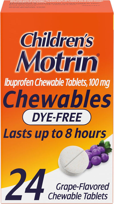 Children's Motrin Dye-Free Pain Reliever & Fever Reducer Ibuprofen