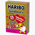 Haribo Gummi Candy | Valentine'S Day Limited Edition | Red & White Goldbears | Raspberry & Pineapple, 0.4 Oz. (25 Mini Bags)