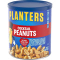 PLANTERS Salted Cocktail Peanuts, 16 Oz. Resealable Jar - Cholesterol Free Heart Healthy Snack - a Good Source of Essential Nutrients - Premium Quality Peanuts - Kosher